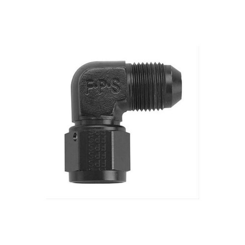 Fragola 498105-BL Fitting, -10 AN Female, -10 AN Male, 90 Degree, Swivel, Aluminum