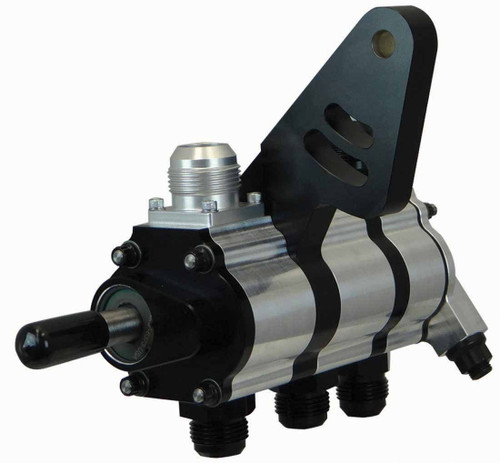 Moroso 22323 Oil Pump, Tri-Lobe, External, Dry Sump, 3 Stage, 12 AN Inlet, Passenger Side, Each