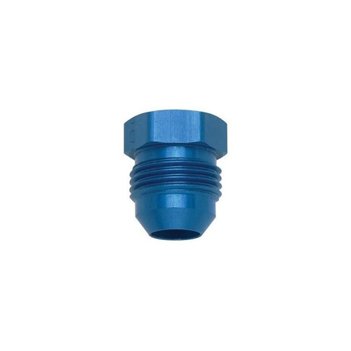 Fragola 480610 Hex Head Plug, -10 AN, Aluminum, Blue, Each