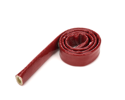 Redhorse Performance 244-08-3-3 Hose and Wire Sleeve, 244 Series, 20 mm ID, 3 ft, Fiberglass, Red, Each
