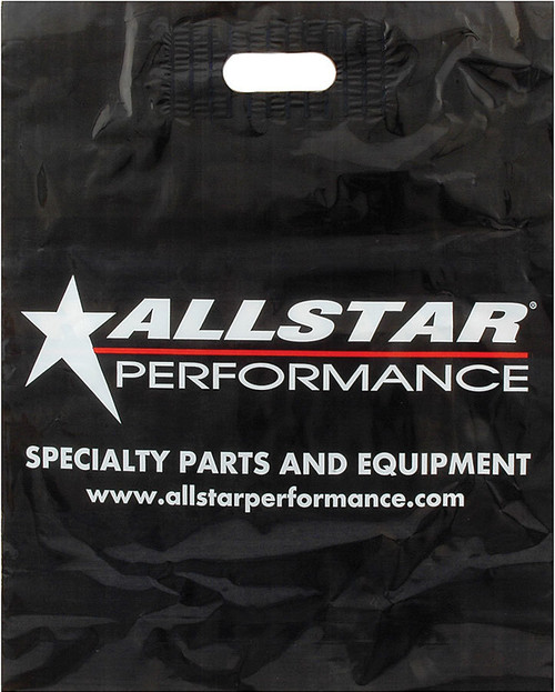 Allstar Performance ALL048-25 Plastic Bag, Allstar Logo, 18 x 14.5 in, Plastic, Black, Set of 25