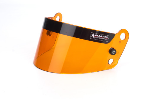 Allstar Performance ALL940604 Helmet Shield Anti-Fog Polycarbonate Amber