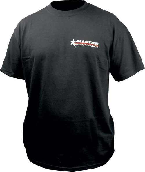 Allstar Performance ALL99902XXL T-Shirt, Allstar Logo, Black, 2X-Large, Each