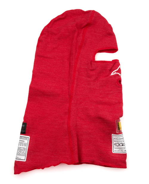 Alpinestars USA 4750126-30-OS Balaclava EVO V3 Red FIA/SFI