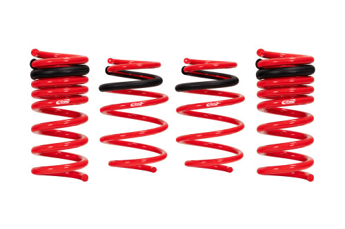 Eibach E20-40-038-01-22 Suspension Spring Kit, SPORTLINE, Lowering, 4 Coil Springs, Red Powder Coat, Honda Accord 2018-22, Kit