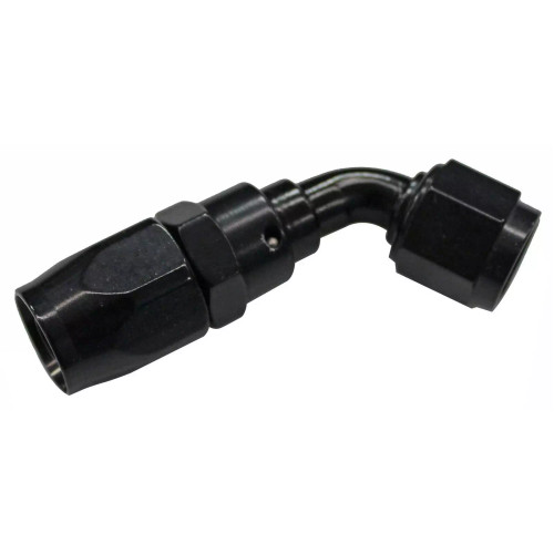 Fragola 106006-BL Fitting, Hose End, 3000 Series, 60 Degree, 6 AN Hose to 6 AN Female, Swivel, Aluminum, Black Anodized, Each