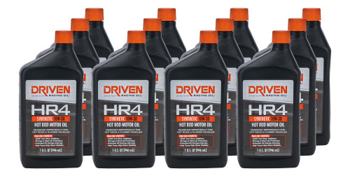 Driven Racing Oil 01506-12 Motor Oil, HR4, 10W30, Synthetic, 1 qt Bottle, Set of 12 Driven Racing Oil 01506-12 Motor Oil, HR4, 10W30, Synthetic, 1 qt Bottle, Set of 12