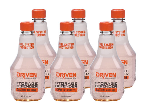 Driven Racing Oil 70060-6 Fuel Additive, Storage Defender, System Cleaner, Stabilizer, Corrosion Inhibitor, 6 oz Bottle, Gas, Set of 6 Driven Racing Oil 70060-6 Fuel Additive, Storage Defender, System Cleaner, Stabilizer, Corrosion Inhibitor, 6 oz Bottle, Gas, Set of 6