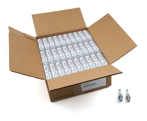 NGK 4554 Spark Plug, NGK Racing, 14 mm Thread, 0.750 in. Reach, Gasket Seat, Stock Number 4554, Non-Resistor, Set of 120