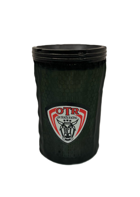 OTR Filters FGA119 Air Filter Wrap, Round, 4.8 in. Diameter, 7.625 in. Tall, OTR Logo, Polyester, Black, Kawasaki Mule Pro Series 2000-23, Each