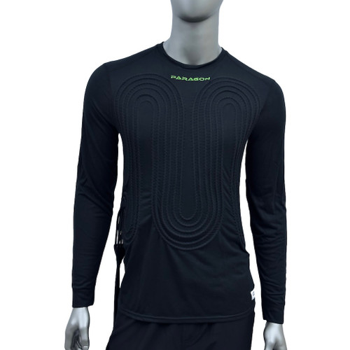Paragon Pro Inc 61-11111 Cooling Shirt, Ignite Pro, Kink Free Water Tubing, Left Side Exit, SFI 3.3, Synthetic Fiber, Long Sleeve, Black, X-Large, Each