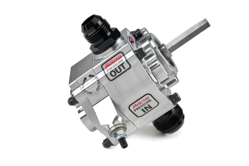 Peterson Fluid 04-1496-HEX Oil Pump, R4, Wet Sump, 1 Stage, 1.4 in. Pressure, High Volume, High Pressure, Reverse Rotation, 3/8 in. Hex Drive, Aluminum, Each