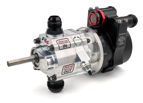Peterson Fluid 04-1806-HEX Oil Pump, R4, Wet Sump, 1 Stage, 1.4 in. Pressure, High Volume, Standard Pressure, 3/8 in. Hex Drive, Driver Side, Aluminum, Each
