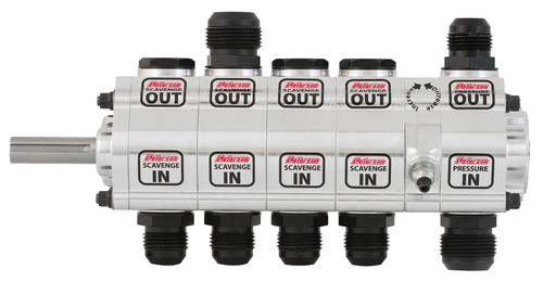 Peterson Fluid 04-5064-HEX Oil Pump 5-Stage R4 Left Side Mount Male Hex Peterson Fluid 04-5064-HEX Oil Pump 5-Stage R4 Left Side Mount Male Hex