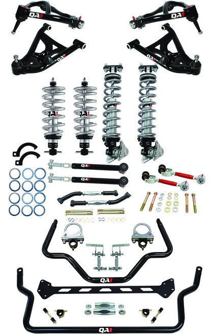 QA1 BW02-GMG1 Suspension Handling Kit, Level 2, Bearings/Coil-Over System/Control Arms/Shocks/Sway Bars/Tie Rod Sleeves/Trailing Arms, GM G-Body 1978-88, Kit