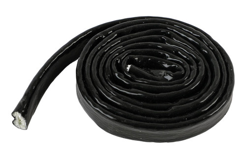 Redhorse Performance 244-04-6-2 Hose and Wire Sleeve, 244 Series, 12 mm ID, 6 ft, Fiberglass, Black, Each