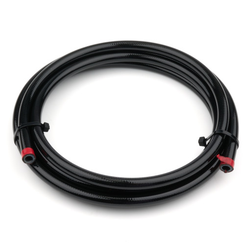 Redhorse Performance 302-06-10 Hose, 302 Series, 6 AN, 10 ft, Polyurethane / PTFE, Black, Each
