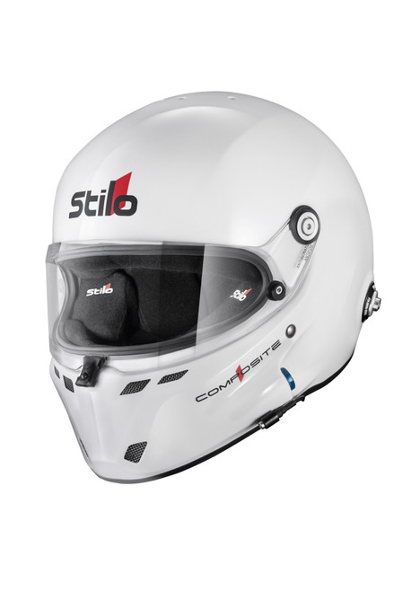 Stilo AA0800AF2X630101 Helmet, ST6 GT, Full Face, Snell SA2025, Head and Neck Restraint Ready, White, 2X-Large, Each Stilo AA0800AF2X630101 Helmet, ST6 GT, Full Face, Snell SA2025, Head and Neck Restraint Ready, White, 2X-Large, Each