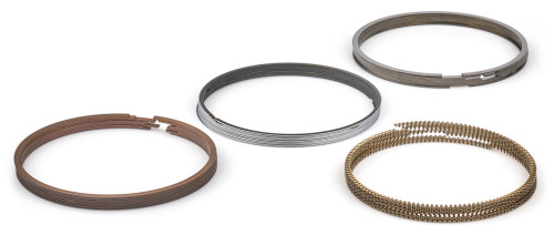 Total Seal TFX1010204095 Piston Rings, TFX Steel, 4.095 in. Bore, 1.0 x 1.0 x 2.0 mm Thick, Standard Tension, Stainless Steel, 8-Cylinder, Kit