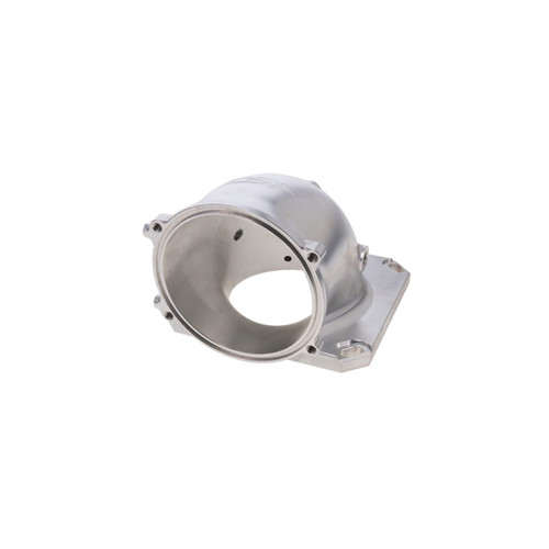 TSP 81142 V Series Intake Elbow, Holley 4150 Flange, 105MM Throttle Body, Billet Aluminum, Natural, Each-1
