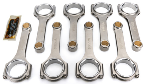 Molnar Technologies DH7100VTB8-A Mopar 426 Hemi Connecting Rod, H Beam, 7.100 in. Long, 7/16 in. Cap Screws, ARP2000 Bolt, Billet Steel, Set of 8