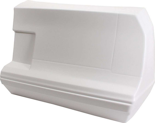Allstar ALL23015R Bumper Cover, Passenger Side, Rear, Molded Plastic, White, Chevy Monte Carlo SS 1983-88, Each