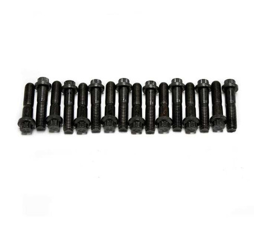 Brian Tooley Racing TK/LS7BOLTS-16 Rocker Arm Bolt, 8 mm x 1.25 Thread, 1.45 in. Long, Steel, Black Oxide, GM LS-Series, Set of 16