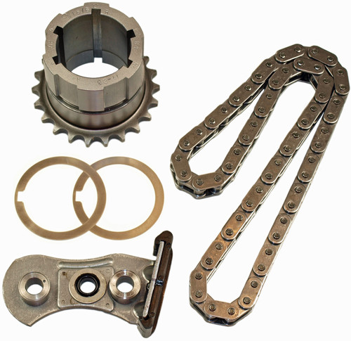 Cloyes 9-3678X5 Timing Chain Set, True Roller Chain, Single Roller, Crank Sprocket / Tensioner Elimination Guide, Steel, GM GenV LT-Series, Kit