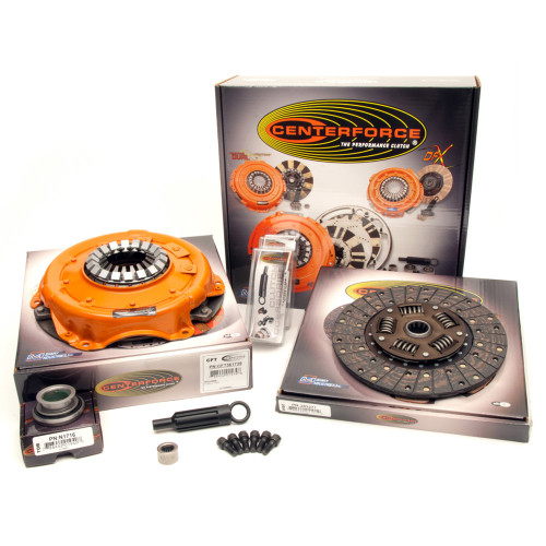 Centerforce KCFT713916 Clutch Kit, Centerforce II, Single Disc, 10.4 in. Diameter, 1-1/8 in. x 10 Spline, Sprung Hub, Organic, GM V6 / V8, Kit