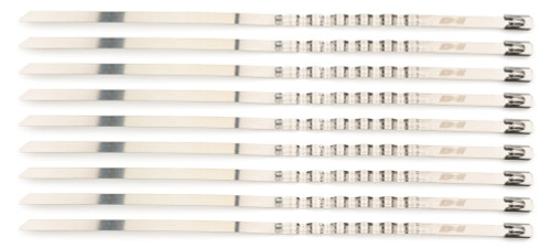 Design Engineering 10204 Exhaust Wrap Ties, Lokjaw, Locking, 8 in. Long, Stainless, 2 in. Diameter Pipe, Set of 9