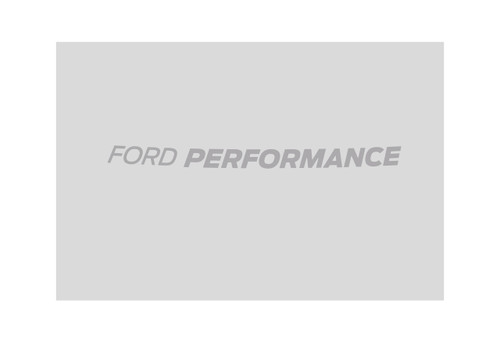 Ford M-1820-WS Windshield Banner, Ford Performance, 2 in. Tall, Silver, Each