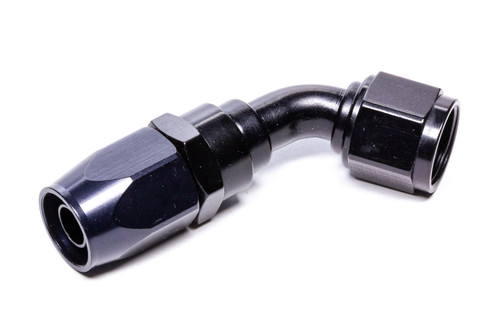 Fragola 106008-BL Fitting, Hose End, 3000 Series, 60 Degree, 8 AN Hose to 8 AN Female, Swivel, Aluminum, Black Anodized, Each