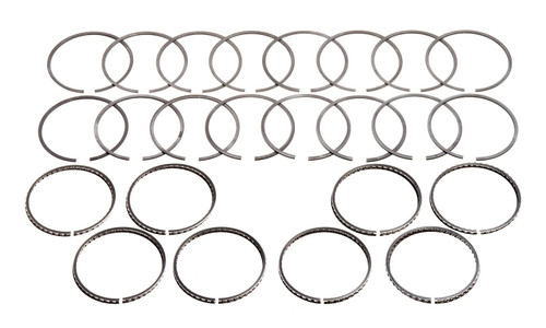 Hastings 2M4860040 Piston Rings, 4.040 in. Bore, 1.5 x 1.5 x 3.0 mm Thick, Standard Tension, Iron, 8-Cylinder, Kit