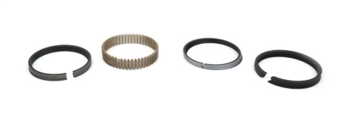 JE Pistons S100S8-4470-5 Piston Rings, Premium Race Series, 4.470 in. Bore, File Fit, 1/16 x 1/16 x 3/16 in. Thick, Standard Tension, Ductile Iron, Plasma Moly, 8-Cylinder, Kit