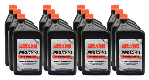 Driven Racing Oil 24706-12 Motor Oil, ProMod, 70W, Synthetic, 1 qt, Set of 12