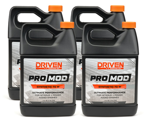 Driven Racing Oil 24708-4 Motor Oil, ProMod, 70W, Synthetic, 1 gal, Set of 4