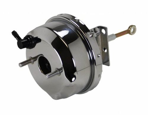Leed Brakes 6J Power Brake Booster, 7 in. OD, Single Diaphragm, Steel, Chrome, Ford Mustang 1964-66, Each