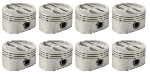 Mahle Original/Clevite 2243497 Piston and Ring, Mahle Original, Flat, 4.000 in. Bore, 1.559 in. Compression Height, 2.0 mm x 1.5 mm x 4.0 mm in. Ring Grooves, Small Block Chevy, Chevy Corvette 1990-96, Kit