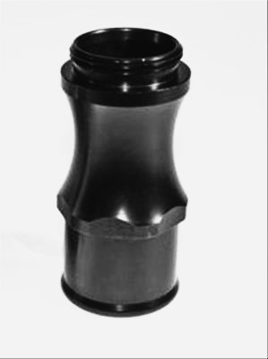 Meziere WN2033S Fitting, Radiator Inlet, Straight, 1-3/4 in. Hose to 20 AN Male O-Ring, Aluminum, Blue Anodized, Each