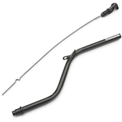 Proform 66196 Transmission Dipstick, Locking, Bellhousing Mount, Solid Tube, Steel, Black Paint, Case Fill, Ford C4, Each