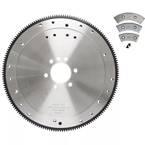 PRW Industries, Inc. 1635086 Flywheel, Pro Series, 168 Tooth, SFI 1.1, Steel, Internal / External Balance, Small Block Chevy, Each