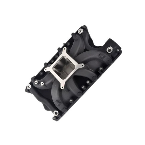 Professional Products 54044 Intake Manifold, Hurricane, Square Bore, Single Plane, Aluminum, Black Paint, Small Block Ford, Each