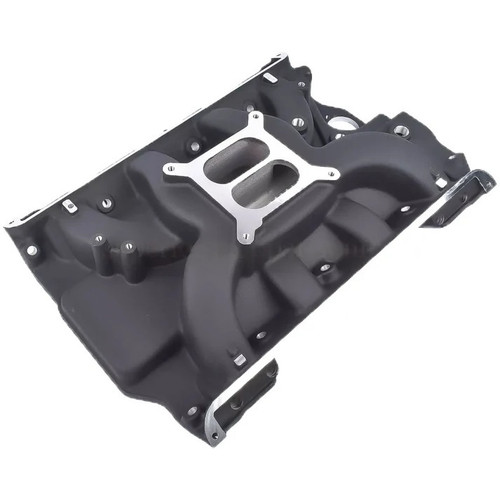 Professional Products 54072 Intake Manifold, Typhoon, Square Bore, Dual Plane, Aluminum, Black Paint, Ford FE-Series, Each