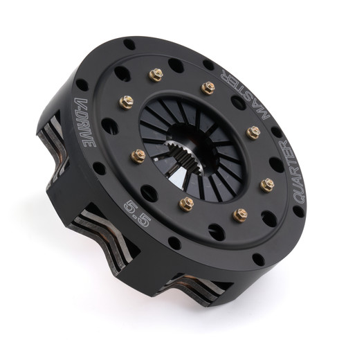 Quarter Master 385092 Clutch Kit, V-Drive, Triple Disc, 5.5 in. Diameter, 1-5/32 in. x 26 Spline, Rigid Hub, Ceramic, Kit