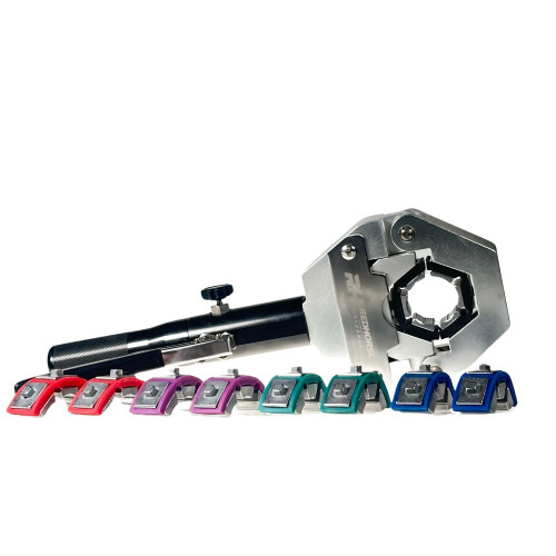 Redhorse Performance RHP-HCM-888-2 Hose Crimping Tool, Portable, AN Hose Ends, Hydraulic, Aluminum, Kit