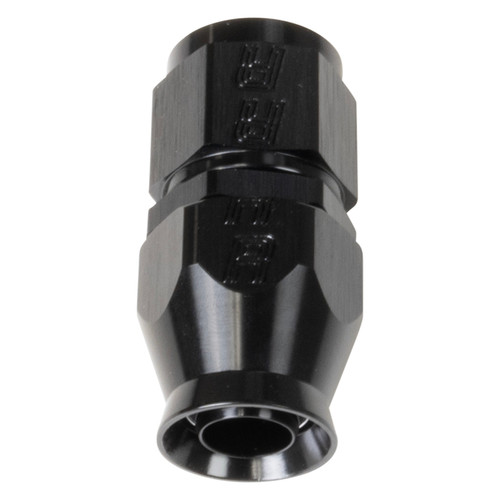 Russell 550503 Fitting, Hose End, Pro PTFE, PTFE Hose, Straight, 6 AN Hose to 6 AN Female, Aluminum, Black Anodized, Each