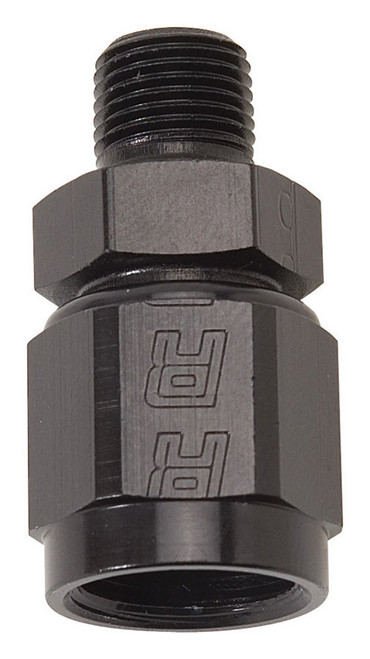Russell 614215 Fitting, Adapter, Straight, 6 AN Female to 1/8 in. Male, Aluminum, Black Anodized, Each