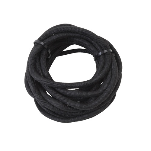Russell 629090 Hose and Wire Sleeve, Wrap-It, 5/16 in. Diameter, 10 ft, Split, Polyester, Black, Each