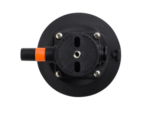 Seasucker VM1001B Dash Mount, Standard Profile, Suction Cup, 4.5 in. Diameter, 1/4-20 in. Threaded Insert, Plastic, Black, Each