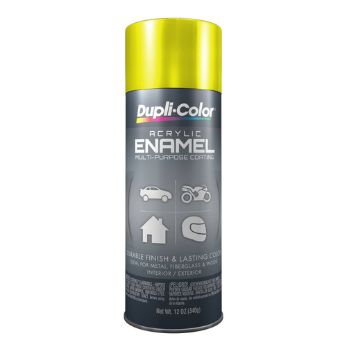Dupli-Color/Krylon DA1687 Paint, Dupli-Color, Acrylic Enamel, Gloss Chrome Yellow, 12 oz Aerosol, Each
